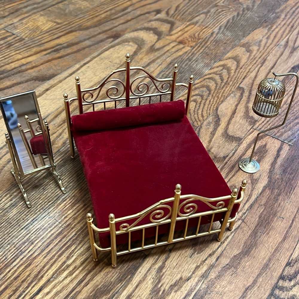 Vintage 70’s Brass Doll Furniture